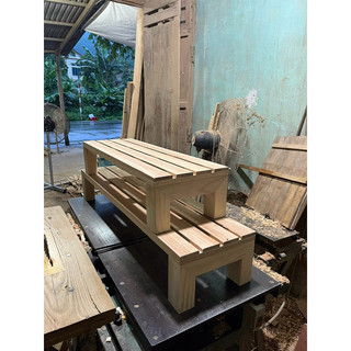 Ghế Gỗ Pallet Băng Dài Gỗ Tự nhiên / 90x30 cao 20cm