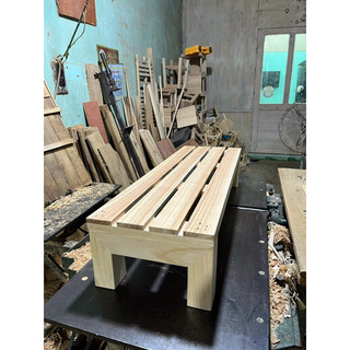 Ghế Gỗ Pallet Băng Dài Gỗ Tự nhiên / 90x30 cao 20cm