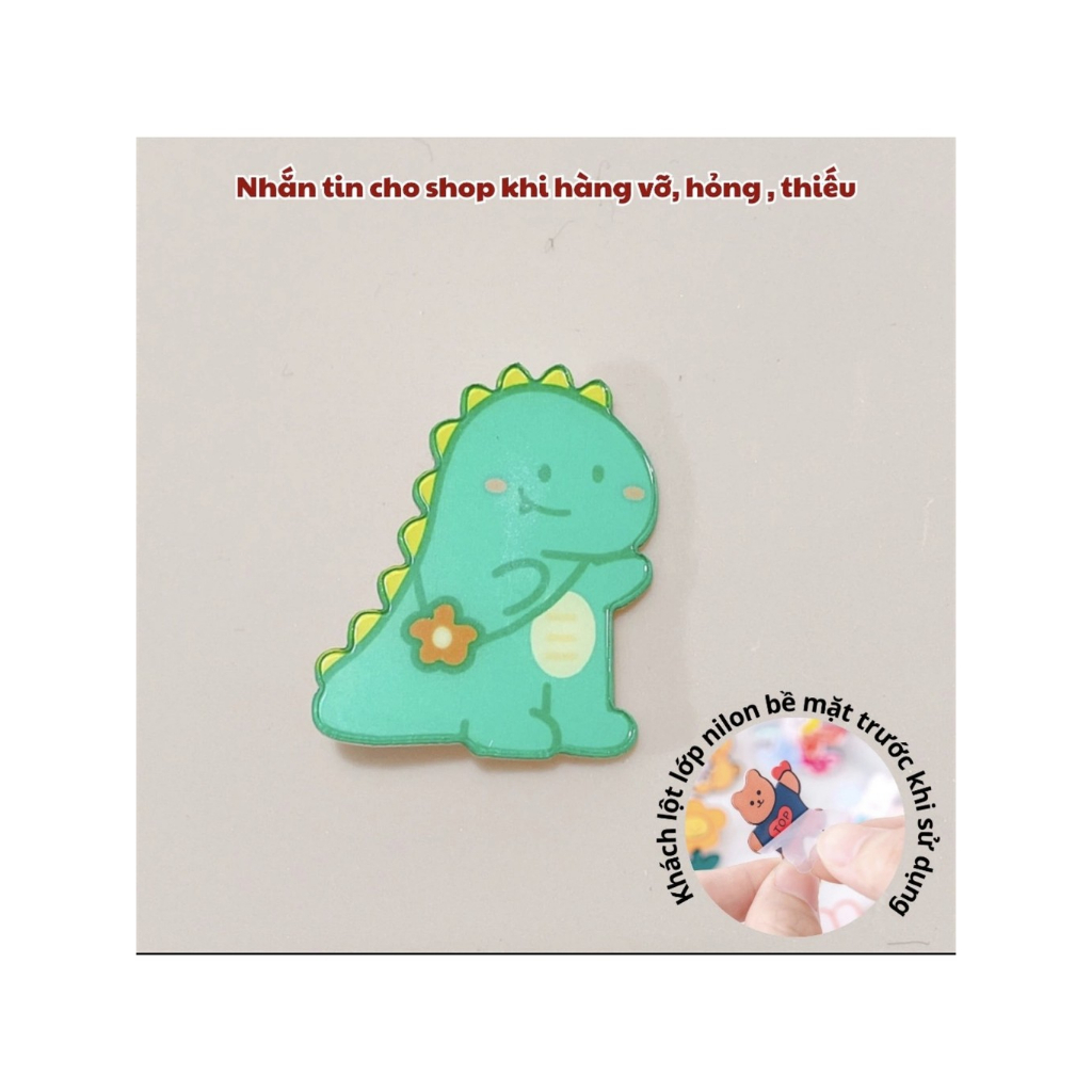 Ghim Cài Túi Xách, Phụ Kiện Trang Trí Balo, Túi, Ví Bằng Mica 𝐒𝐚𝐦𝐩𝐭𝐲