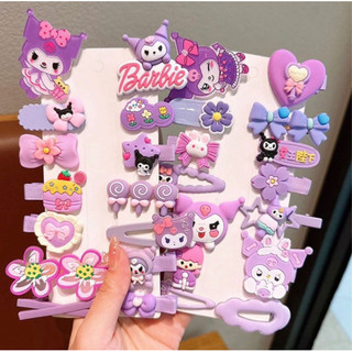 Hoạt Hình kẹp tóc  Tím Kuromi Tóc Bộ Kết Hợp Cô Gái Ngọt Ngào Dễ Thương Đen Kuromi 🌸 tuyển sỉ🌸