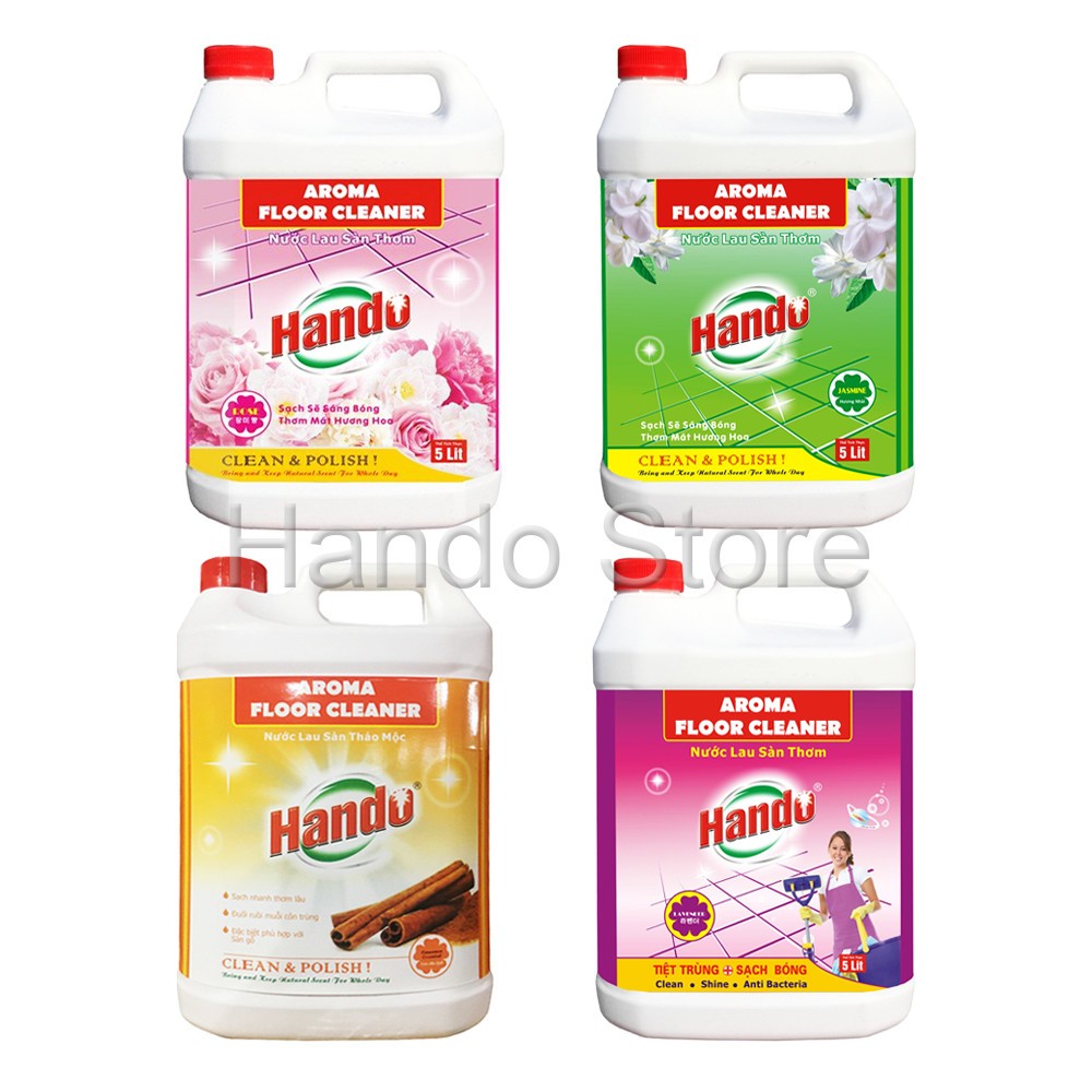 Nước lau sàn Hando 5L (4 mùi hương) | Shopee Việt Nam