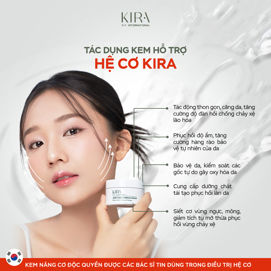 Kem Nâng Cơ Kira Joint Care Complex Cream - Giảm Nếp Nhăn, Tăng sinh Collagen 48g