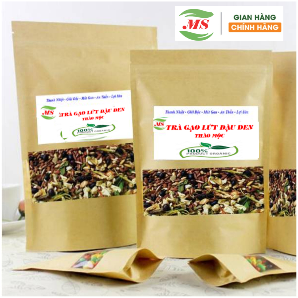 Trà gạo lứt đậu đen (MS) thanh nhiệt, mát gan, cải thiện giấc ngủ (1kg)