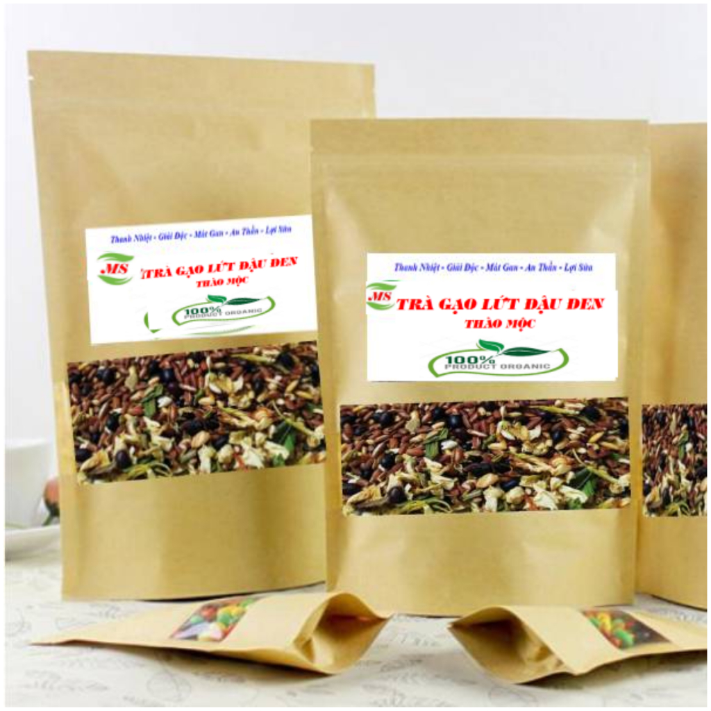 Trà gạo lứt đậu đen (MS) thanh nhiệt, mát gan, cải thiện giấc ngủ (1kg)