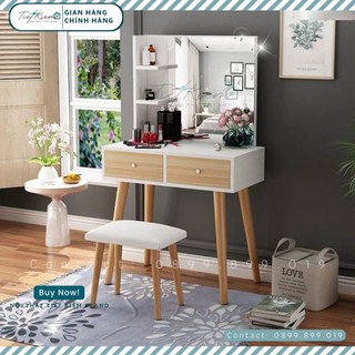 Bàn trang điểm nhỏ chân gỗ Nội Thất Tiết Kiệm B7889