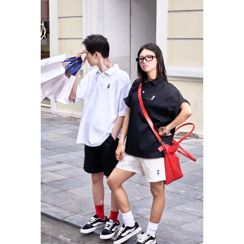 Ảnh Quần Short Kaki Unisex NOAM Original Fox - Màu Đen/ Trắng/ Xanh navy 4