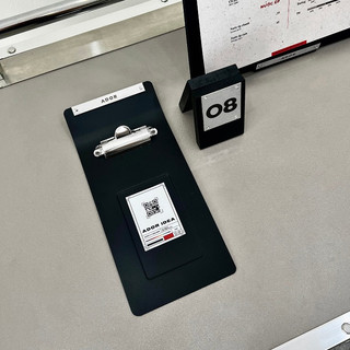 Kẹp Hoá Đơn ADOR Bằng Kim Loại, Kẹp Bill Kim Loại Cho Quán Cà Phê, Nhà Hàng (Tặng Khắc Logo & In QR)