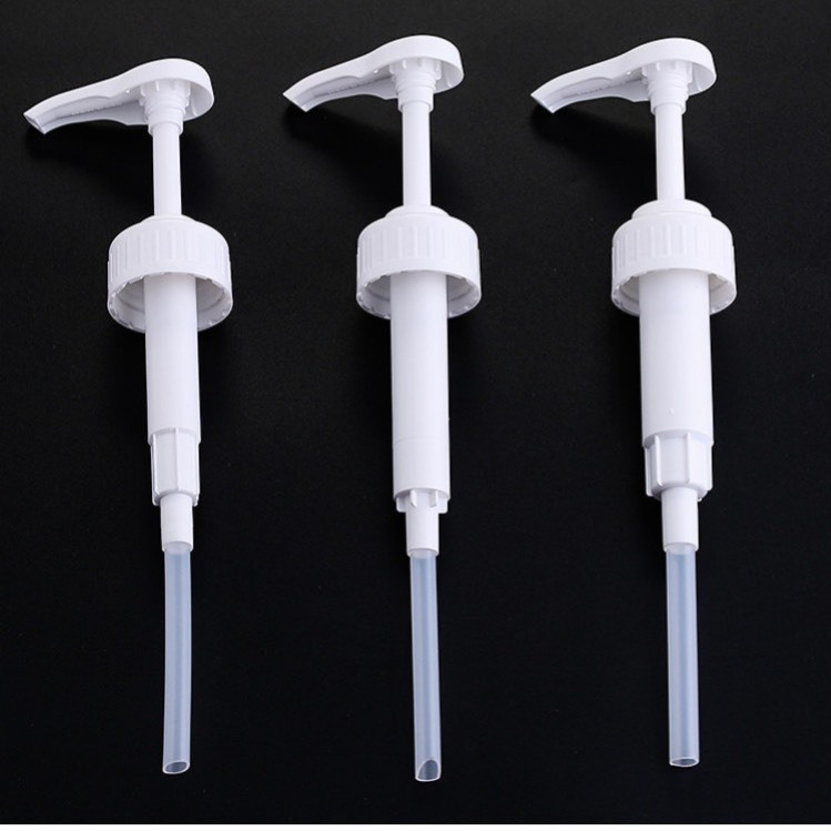 Bình đựng sirup bằng thủy tinh/ nhựa dung tích 1100ml có vòi pump 10ml sử dụng tiện lợi, có vạch chia định lượng