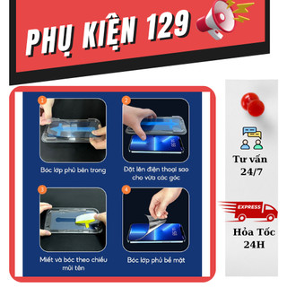 Kính cường lực tự dán cho Iphone (đủ mã)