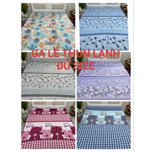 Ga lẻ thun lạnh, KHÔNG KÈM VỎ GỐI, thun mát không nhăn không xù lông