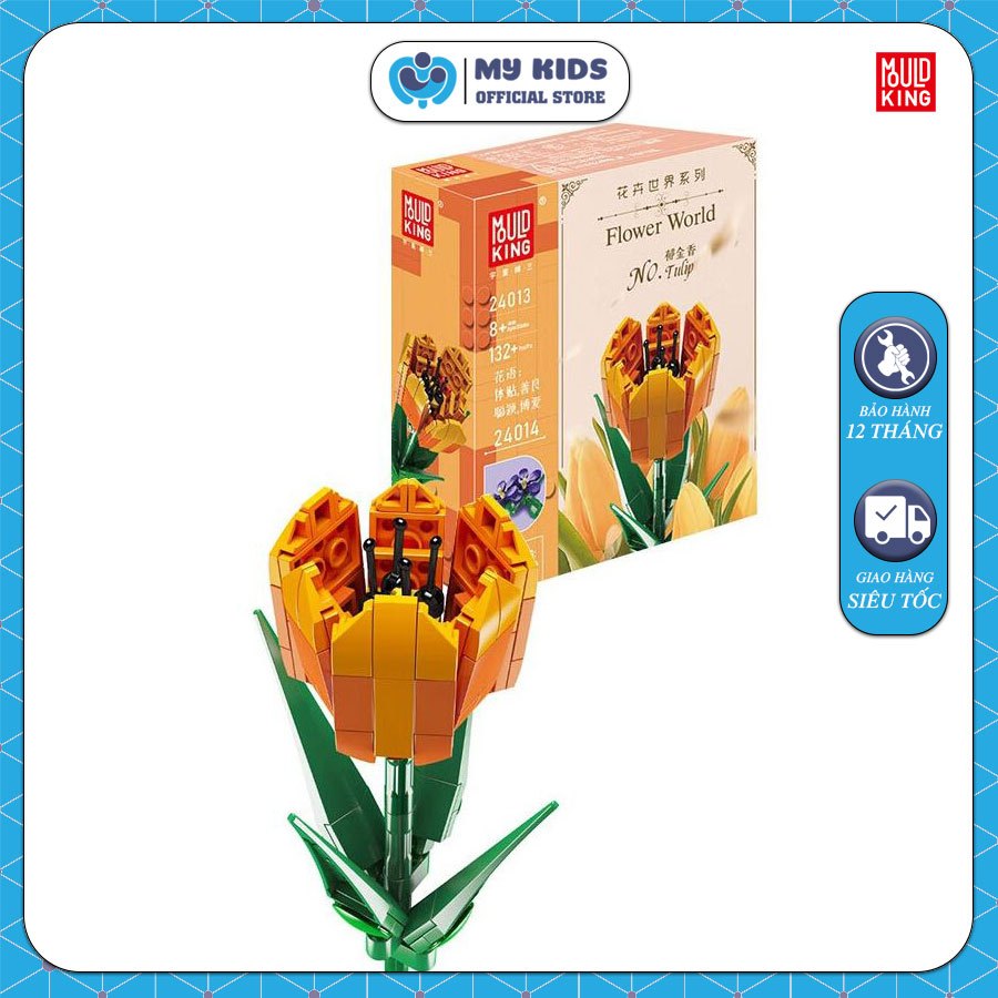 132 Miếng Ghép | Đồ Chơi Lắp Ráp LEGO Hoa Tulip Bông – MouldKing 24013 ...