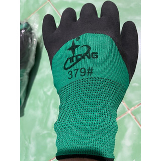 Bịch GANG 379-12 Đôi Găng Tay Bảo Hộ Lao Động Cao Cấp phủ cao su