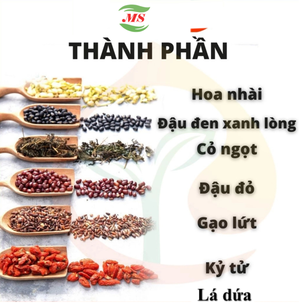Trà gạo lứt đậu đen (MS) thanh nhiệt, mát gan, cải thiện giấc ngủ (1kg)