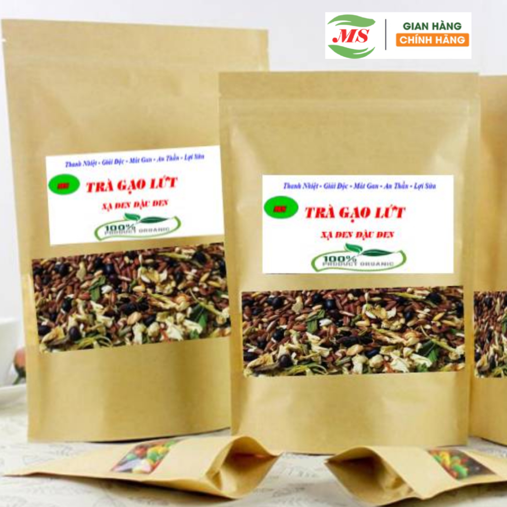 Trà Gạo Lứt Xạ Đen Đậu Đen (MS) Hỗ Trợ Giảm Cân , Đẹp Da, Ngủ Ngon (1kg)
