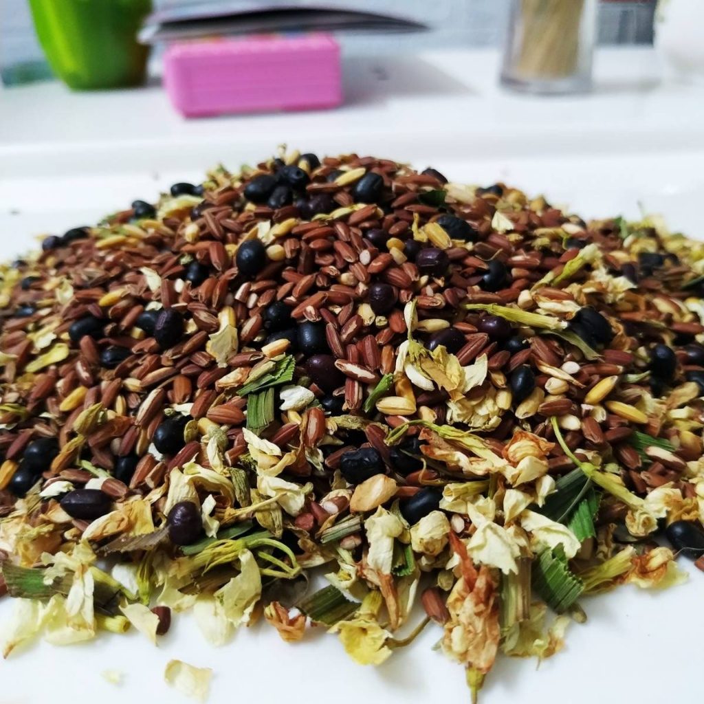 Trà Gạo Lứt Xạ Đen Đậu Đen (MS) Hỗ Trợ Giảm Cân , Đẹp Da, Ngủ Ngon (1kg)