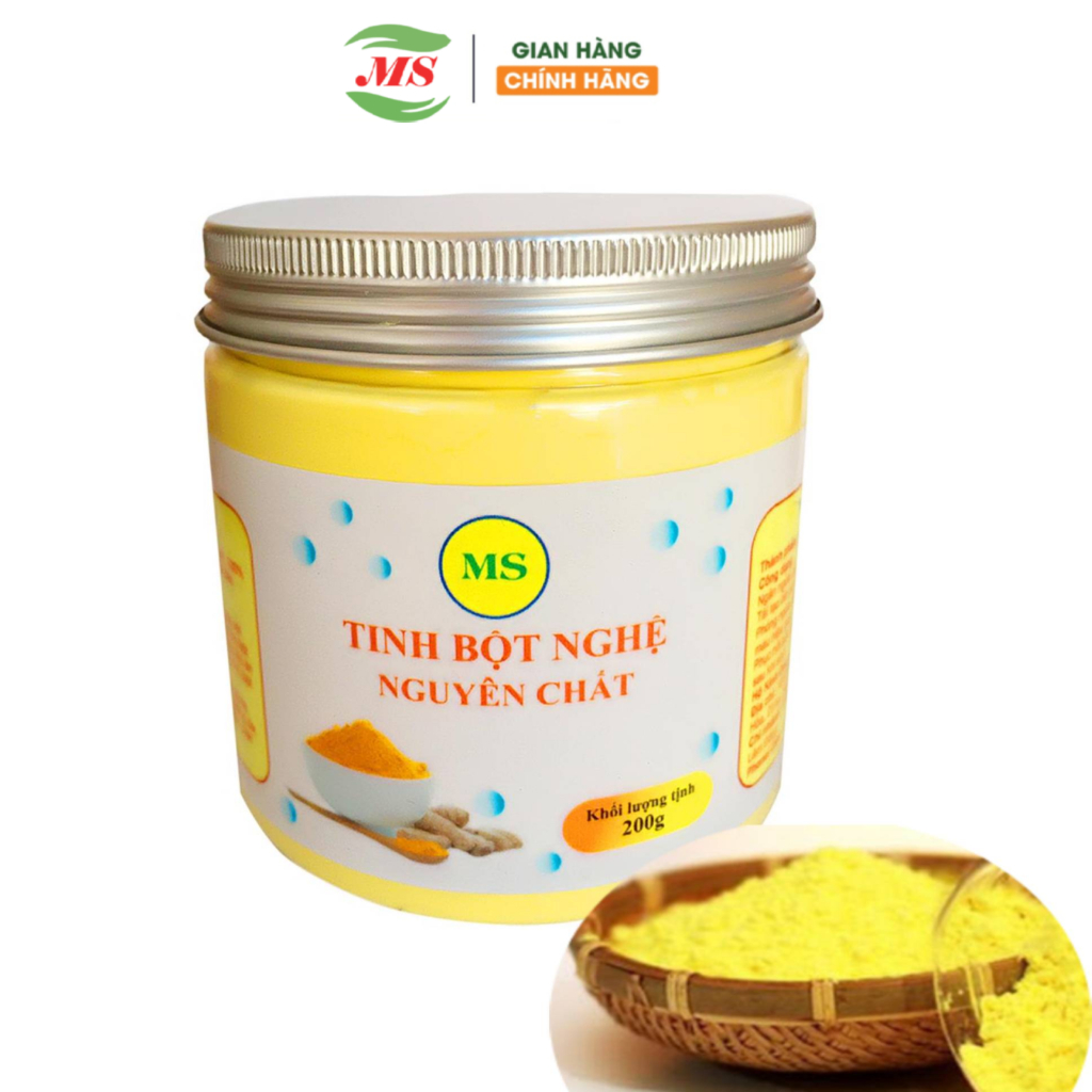 Tinh Bột Nghệ Nguyên Chất (MS) 200g