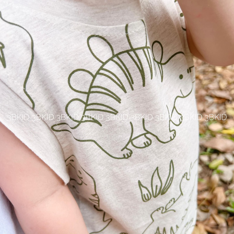 [MD111] 3BKIDS xTIỆM MẸ NGÔ KHOAI Set bộ ba lỗ bé trai chất liệu cotton xuất xịn siêu mềm mát