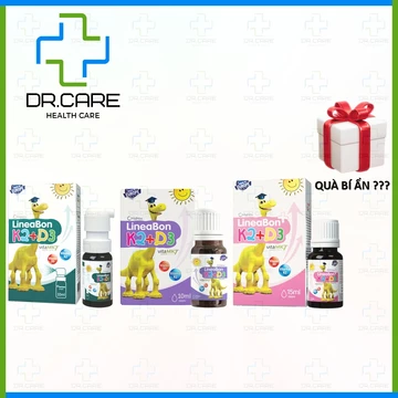 [CHÍNH HÃNG] Lineabon K2 D3 bổ sung vitamin D3, K2 tinh khiết, giúp trẻ tăng hấp thu canxi, tăng chiều cao, ngủ ngon hơn