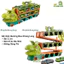 Ô Tô Đồ Chơi Xe Khủng Long Hotwheels 3 Tầng Dài 2m1 Kèm 8 Xe Đua Hợp Kim Xịn Đồ Chơi Khủng Long - BỐ KHỦNG LONG