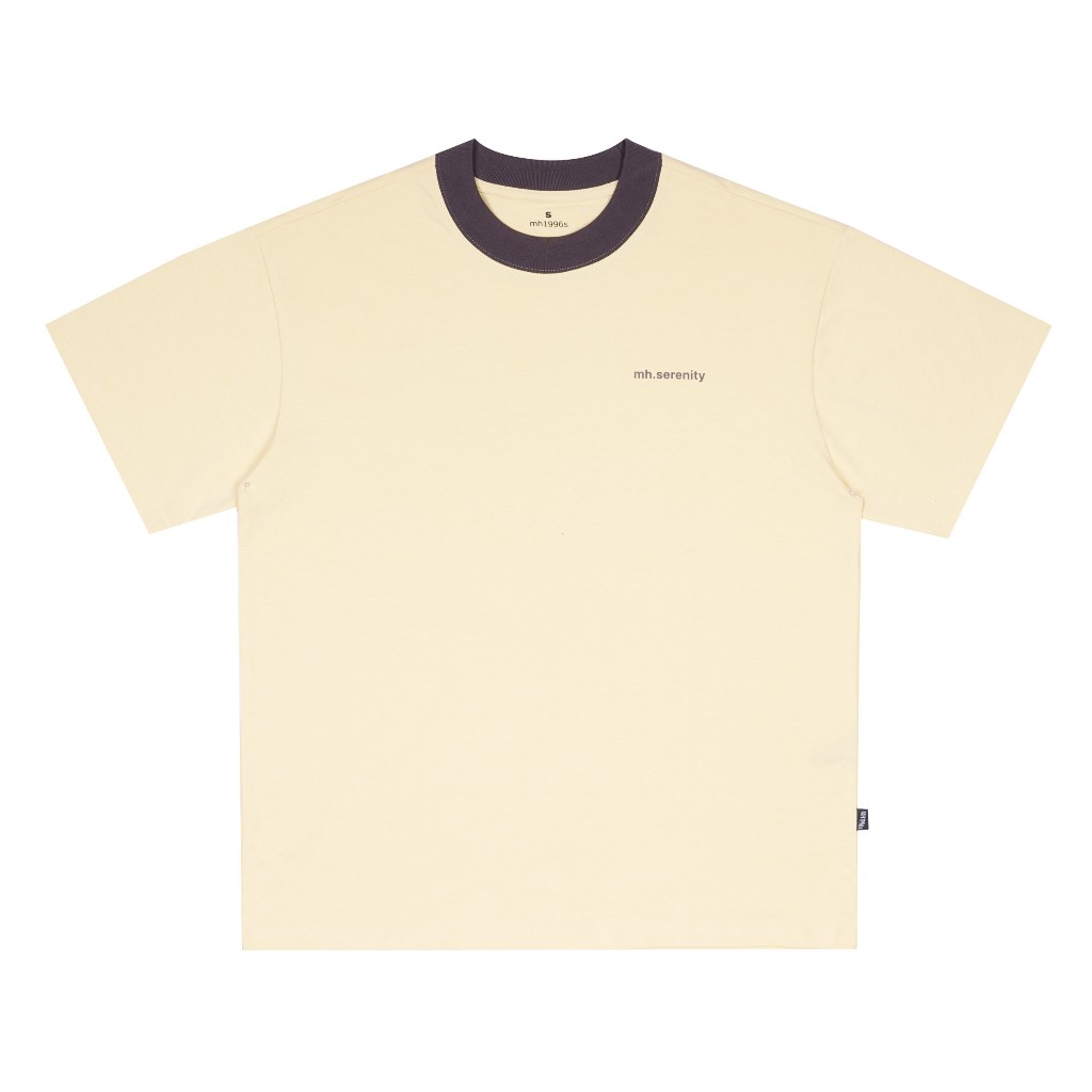 Áo thun Unisex Phối Cổ Local Brand CapyCherry Form Rộng nam nữ Oversize cotton 100%,Thoáng Mát_MH002