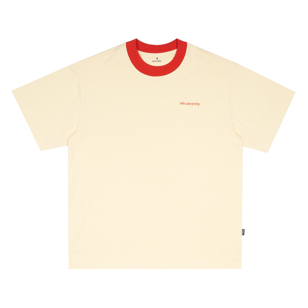 Áo thun Unisex Phối Cổ Local Brand CapyCherry Form Rộng nam nữ Oversize cotton 100%,Thoáng Mát_MH002