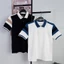Áo polo poli cá sấu nam Viền cổ và tay áo thời trang, thanh lịch đơn giản, Menswear Top
