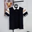 Áo polo poli cá sấu nam Viền cổ và tay áo thời trang, thanh lịch đơn giản, Menswear Top