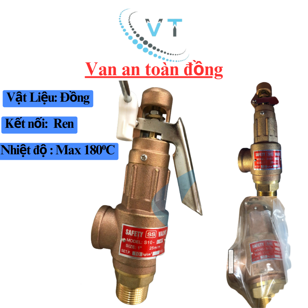 Van an toàn đồng ( khí, nước, dầu, hơi nóng) 4 – 10kg