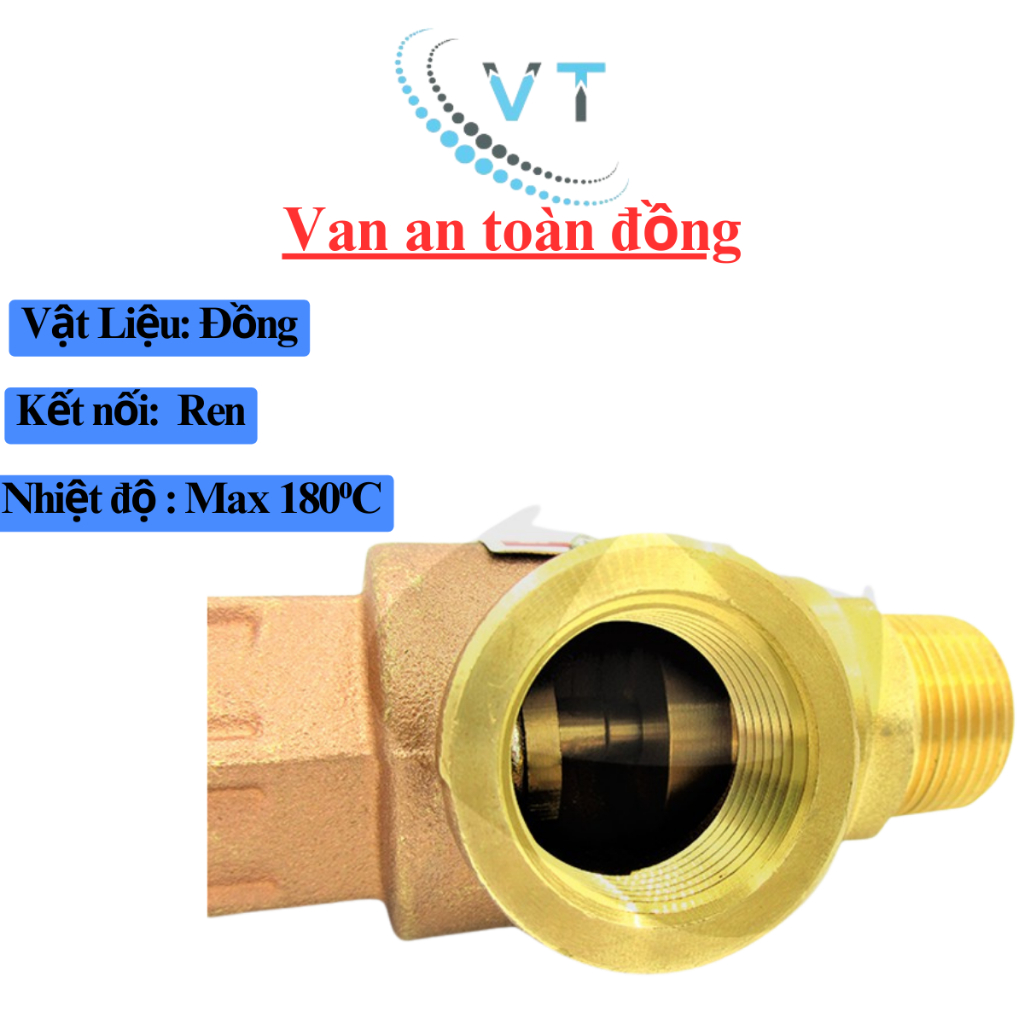Van an toàn đồng ( khí, nước, dầu, hơi nóng) 4 – 10kg
