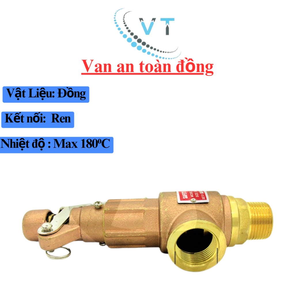 Van an toàn đồng ( khí, nước, dầu, hơi nóng) 4 – 10kg