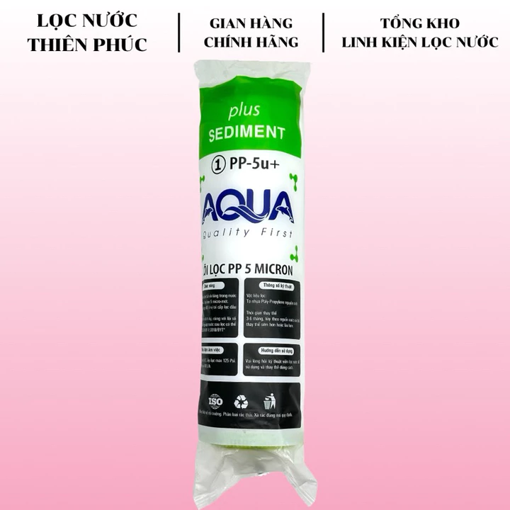 Lõi Lọc Nước Số 1 PP Aqua Nilong 10 Inch - Bộ Lõi Lọc Nước Aqua Nilong Dùng Thay Thế Cho Bộ Lọc Thô