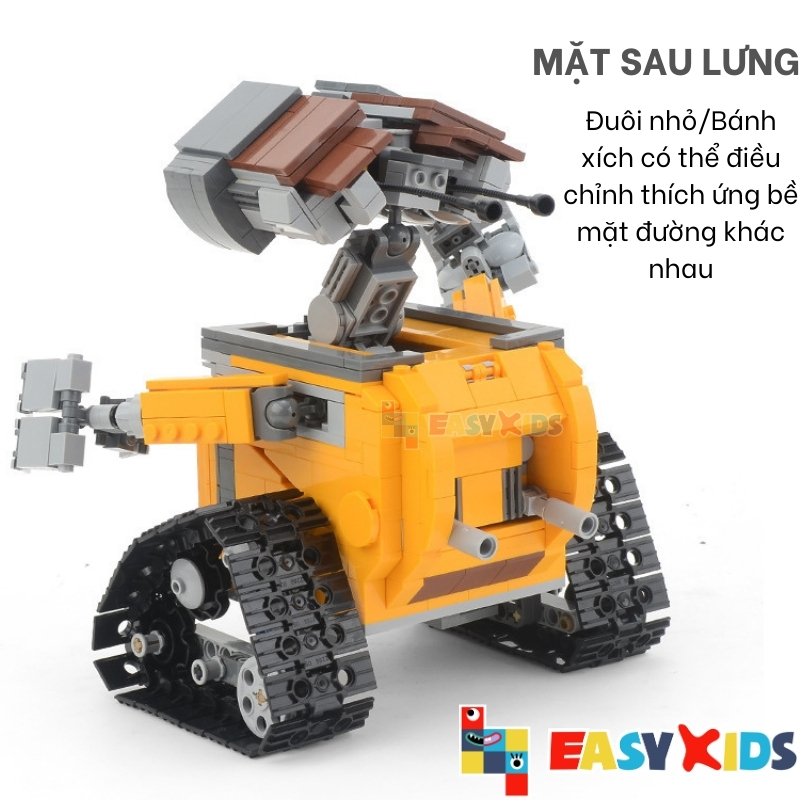 Wall E, Bộ đồ chơi xếp hình Robot, người máy Wall E
