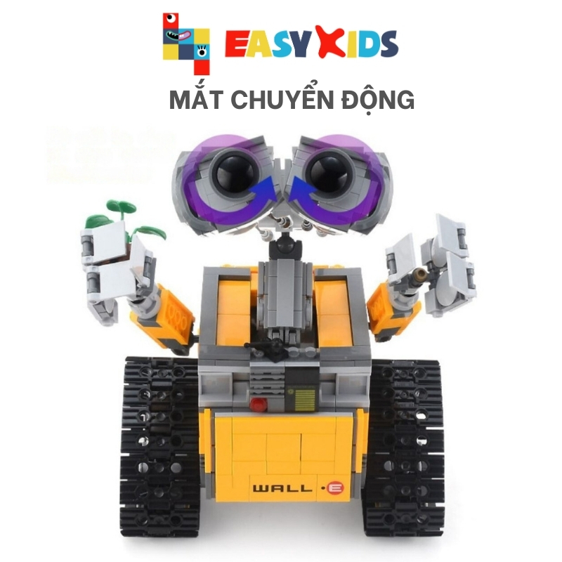 Wall E, Bộ đồ chơi xếp hình Robot, người máy Wall E