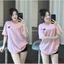 Áo phông chất umi lạnh co giản ( đính đá _ thêu logo) form rộng (40-70kg )