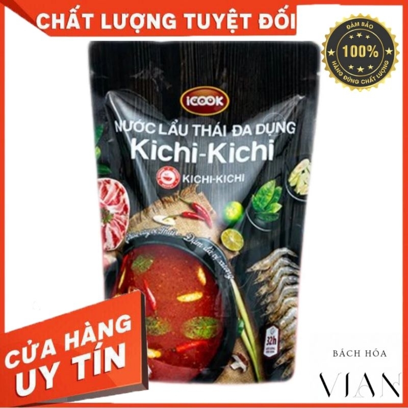 Nước Cốt Lẩu Thái Kichi Kichi 500G ( Giống Nước Lẩu Tomyum Ở Ngoài ...