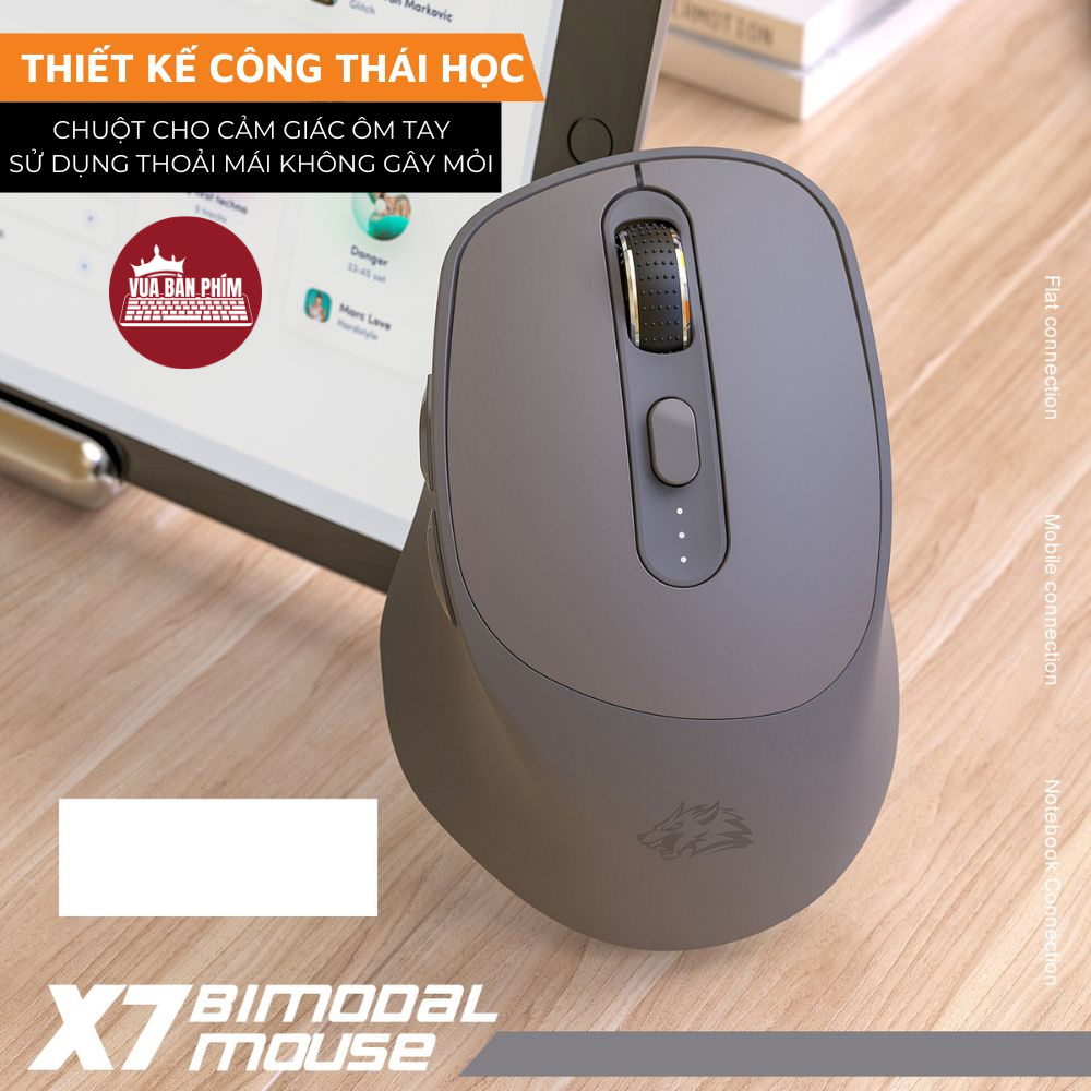 Chuột máy tính X7BT / A3 Ziyouland | Attack Shark văn phòng không dây new 2025 ,thiết kế công thái học, phím bấm im lặng | BigBuy360 - bigbuy360.vn