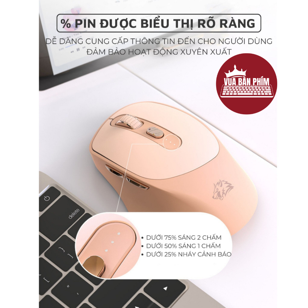 Chuột máy tính X7BT / A3 Ziyouland | Attack Shark văn phòng không dây new 2025 ,thiết kế công thái học, phím bấm im lặng | BigBuy360 - bigbuy360.vn
