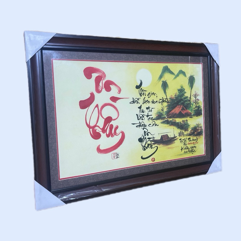 tranh thư pháp về thầy cô, quà tặng ý nghĩa,viết tay thủ công