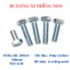 Bulong Mạ Kẽm Xi Trắng Cấp Bền 8.8 Size M10 - Dài 20mm đến 150mm - Lục Giác Ngoài Chịu Lực DIN 933