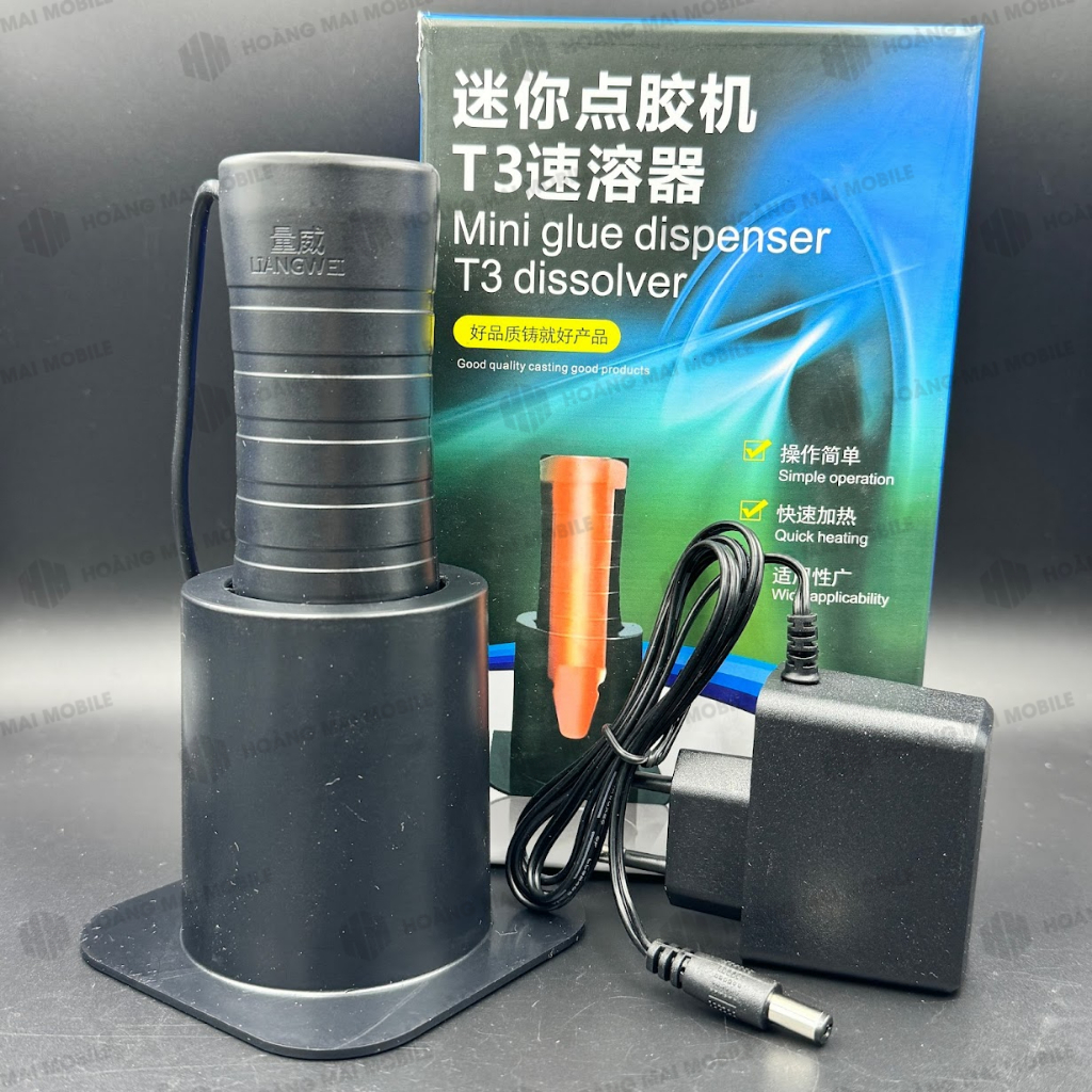 Bộ tạo nhiệt LANWEI T3 làm nóng keo nhiệt trước khi dán