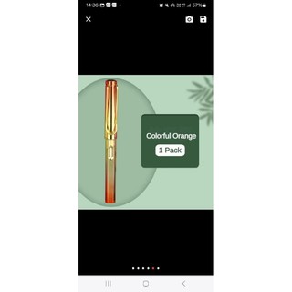 Bút máy Hàn quốc ngòi EF êm trơn nét bút 0.5