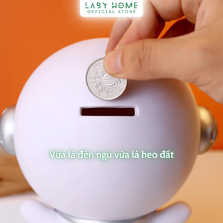 Đèn Ngủ Phi Hành Gia Decor Phòng Kiêm Heo Đất Để Bàn, Đèn Trang Trí Phi Hành Gia Siêu Đáng Yêu LABY HOME