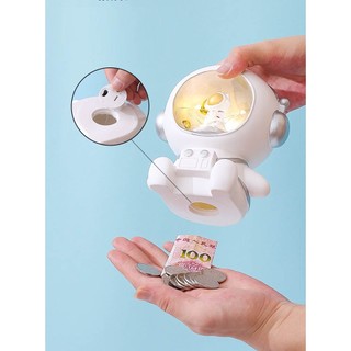 Đèn Ngủ Phi Hành Gia Decor Phòng Kiêm Heo Đất Để Bàn, Đèn Trang Trí Phi Hành Gia Siêu Đáng Yêu LABY HOME