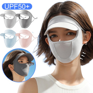 Khẩu trang chống tia UV có vành, khẩu trang vải chống nắng full mặt UPF50+ thời trang cao cấp