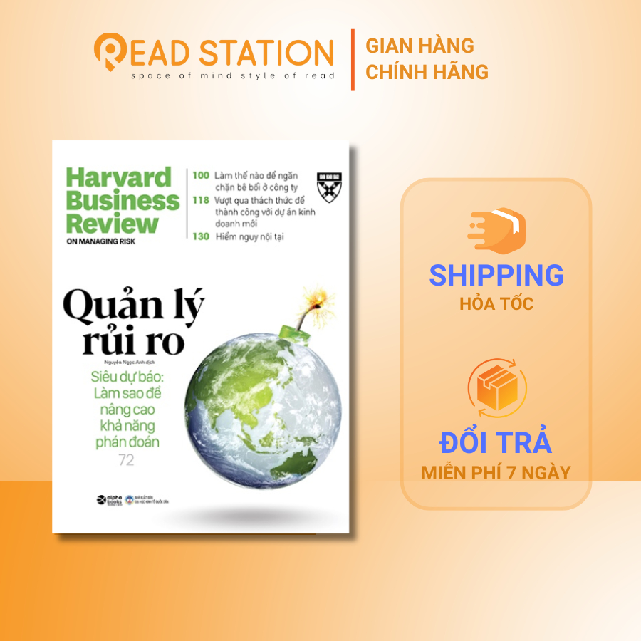 Sách Harvard Business Review: On Managing Risk - Quản Lý Rủi Ro (Siêu ...