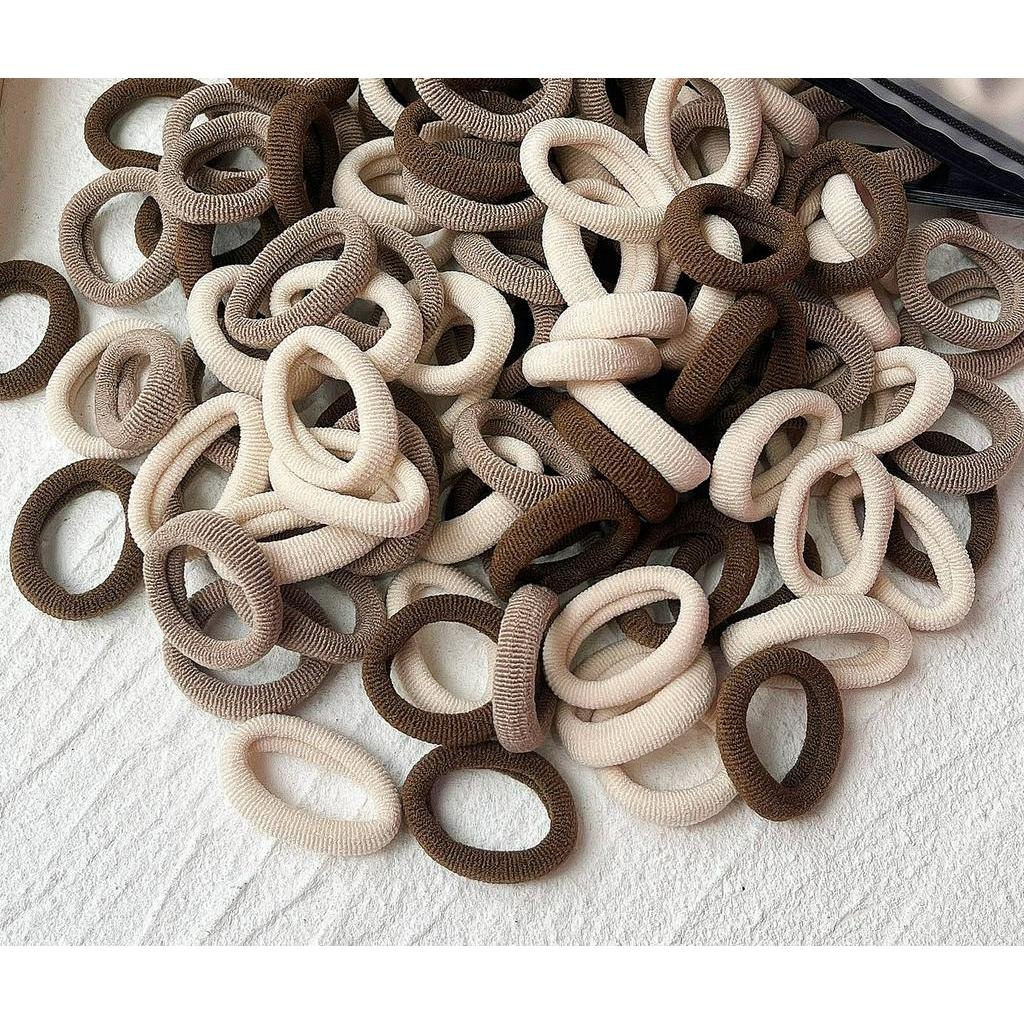 Túi ZIP 25Gr (Khoảng 120 sợi)Thun Buộc Tóc Co Giãn Cho Bé,Nhiều Màu,Không Gãy Không Đau Tóc Phụ Kiện Tóc