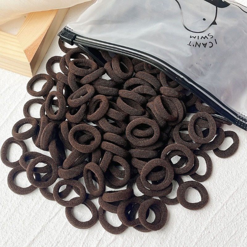 Túi ZIP 25Gr (Khoảng 120 sợi)Thun Buộc Tóc Co Giãn Cho Bé,Nhiều Màu,Không Gãy Không Đau Tóc Phụ Kiện Tóc