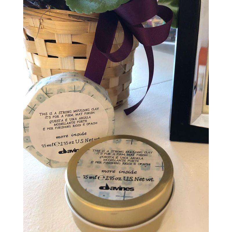 SÁP TẠO KIỂU TÓC DAVINES STRONG MOULDING CLAY 75G | Shopee Việt Nam