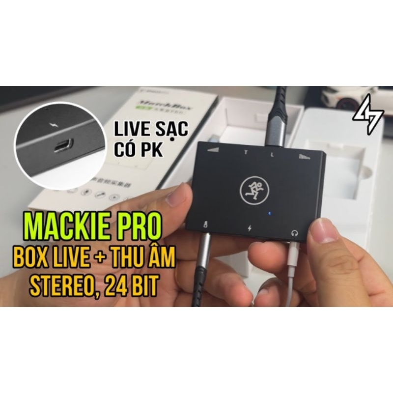 Box Live Match Box Pro 2 chiều âm thanh stereo vừa sạc, vừa live tiện ...