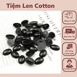 Mắt thú dán hình Oval (20 cái) II Phụ kiện làm thú bông